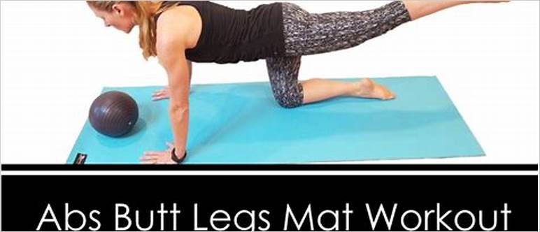 Mat exercises for legs